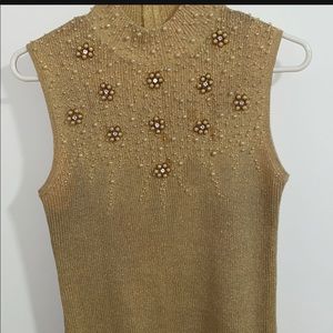Gold beautiful top
